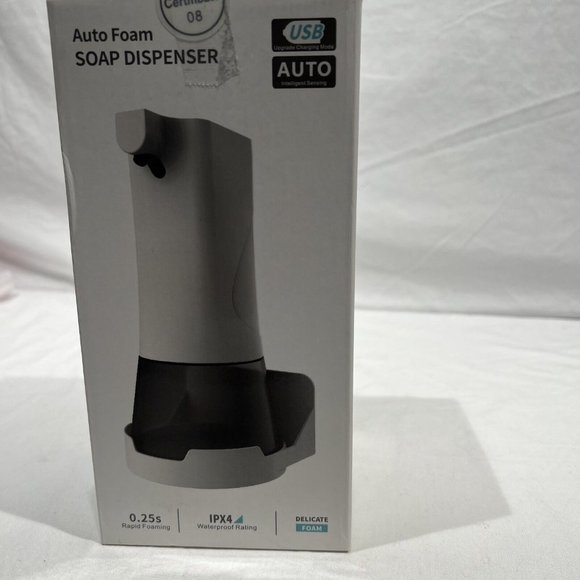 Open Box Auto Foam Soap Dispenser White IPX4 0.25s Rapid Foaming - Picture 4 of 5